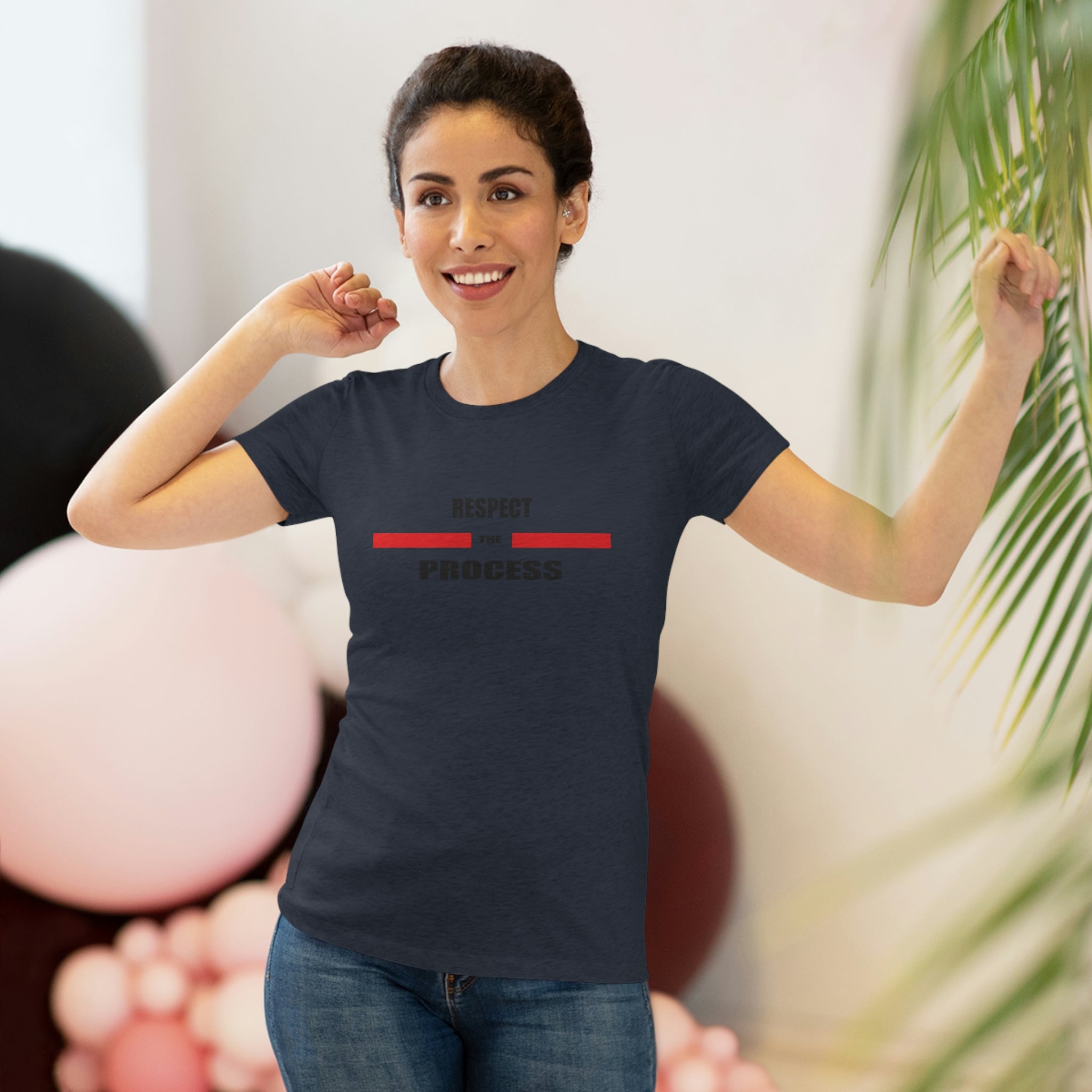 Respect The Process Women's Triblend Tee