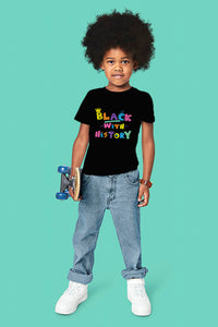 Black With History Girls Princess Tee