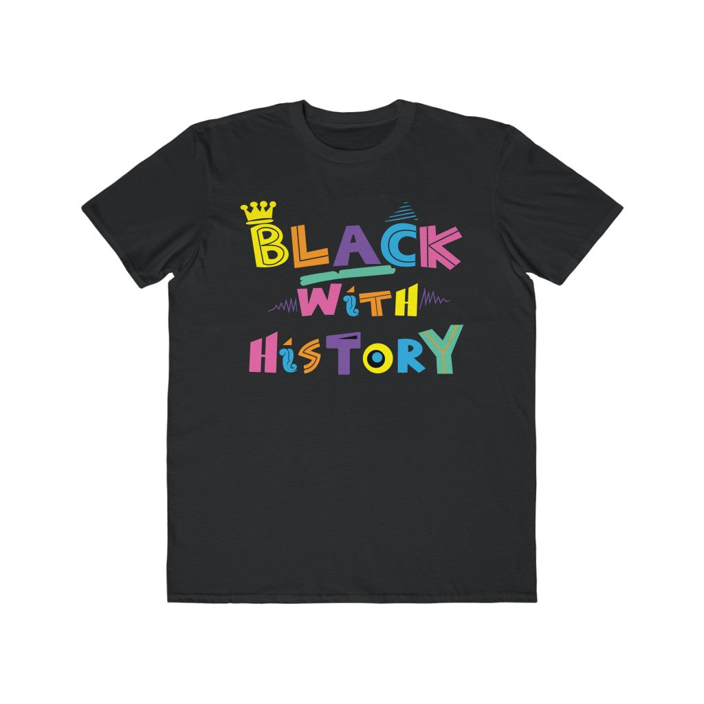 Black With History Men's Lightweight Fashion Tee