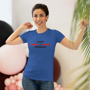 Respect The Process Women's Triblend Tee