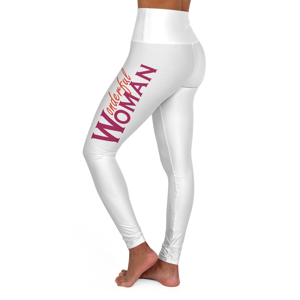 Wonderful Woman  High Waisted Yoga Leggings