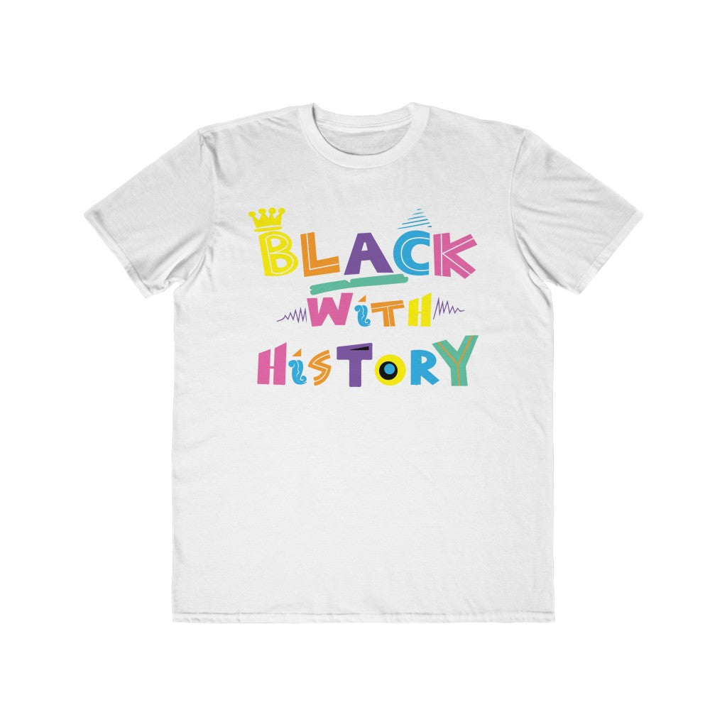 Black With History Men's Lightweight Fashion Tee