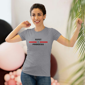 Respect The Process Women's Triblend Tee